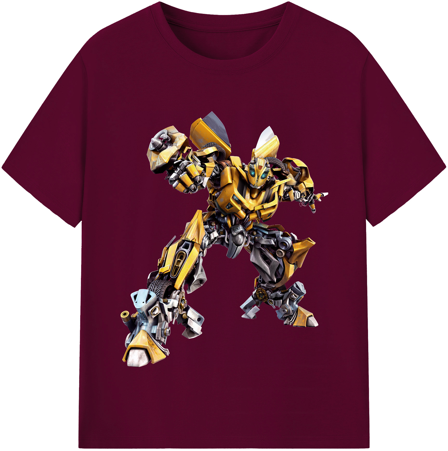 （画像用） Transformers トランスフォーマー レディースカジュアルプリントTシャツ（綿100％）